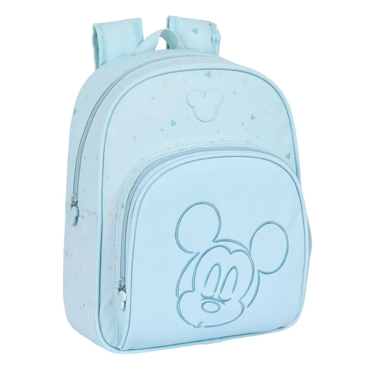 Mickey mouse clubhouse Kinder-Rucksack Mickey Mouse Clubhouse Baby Hellblau 28 x 34 x 10 cm