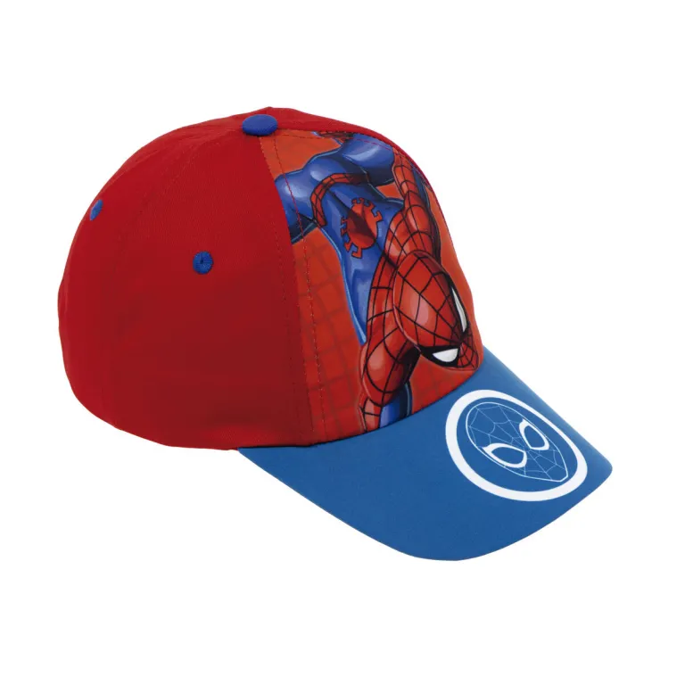 Spiderman Kinderkappe Great power Rot Blau 48-51 cm