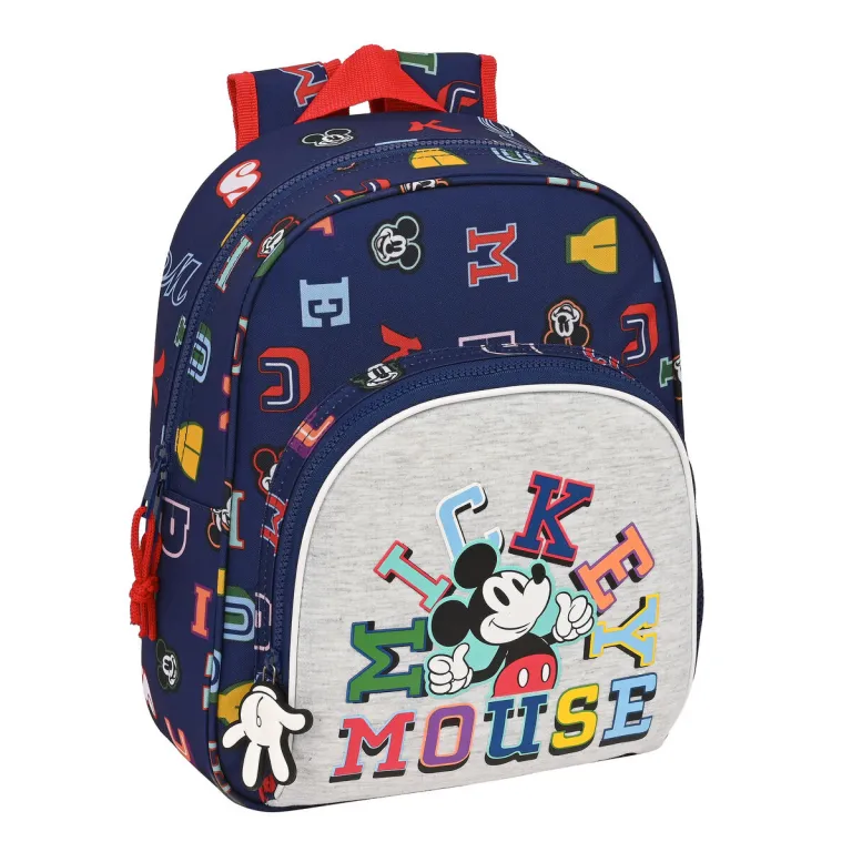Mickey mouse clubhouse Kinderrucksack Mickey Mouse Clubhouse Only one Marineblau 28 x 34 x 10 cm