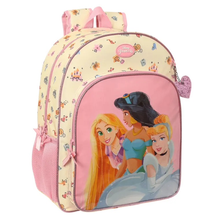 Disney Princesses disney Kinder-Rucksack Princesses Magical Beige Rosa 33 x 42 x 14 cm