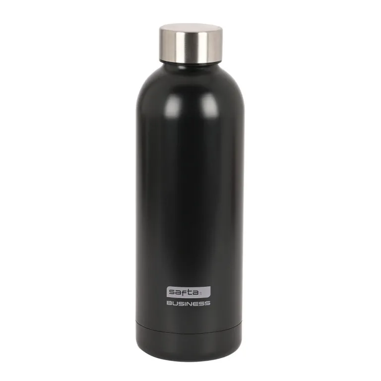 Safta Thermoflasche aus Edelstahl Black 500 ml Schwarz