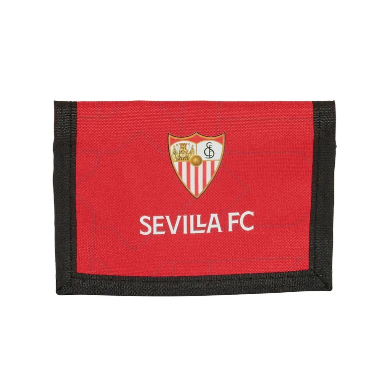 Sevilla ftbol club Portmonee Sevilla Ftbol Club Schwarz Rot 12.5 x 9.5 x 1 cm