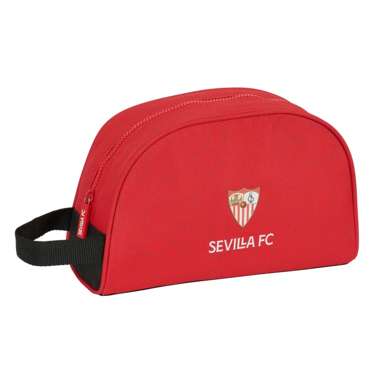 Sevilla ftbol club Reise-Toilettentasche Sevilla Ftbol Club Schwarz Rot Polyester 600D 28 x 18 x 10 cm