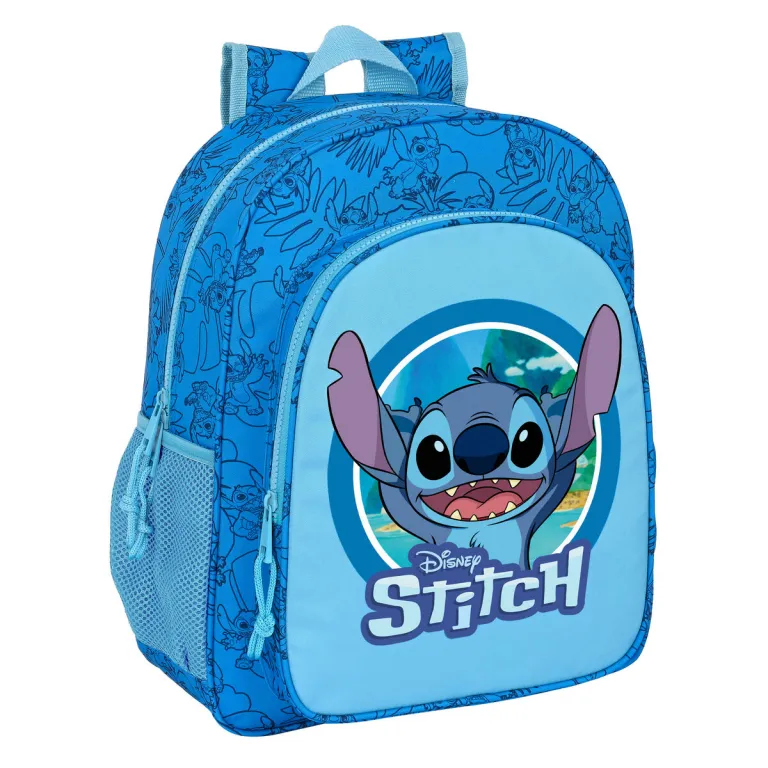 Stitch Kinder Rucksack Blau 32 X 38 X 12 cm