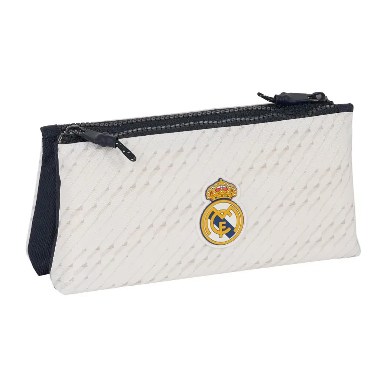 Real madrid c.f. Reise-Toilettentasche Real Madrid C.F. Wei Polyester 300D 22 x 10 x 8 cm