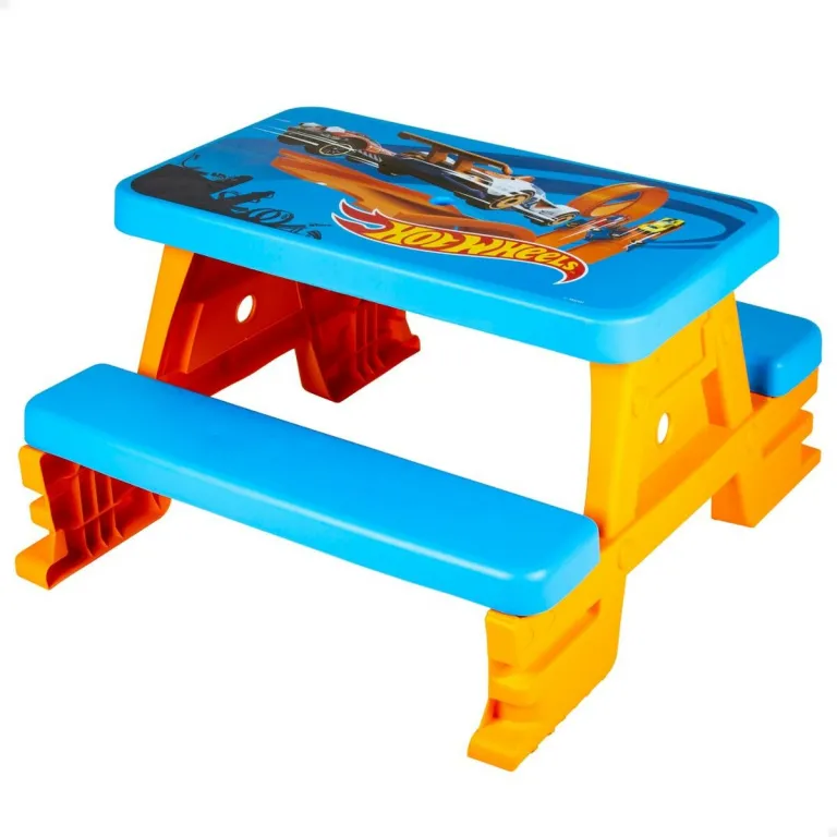 Hot wheels Picknick-Tisch Hot Wheels Blau Orange Kunststoff 69 x 42 x 79 cm