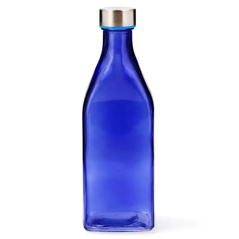 Quid Flasche Habitat Blau Glas 1L Pack 6x Karaffe