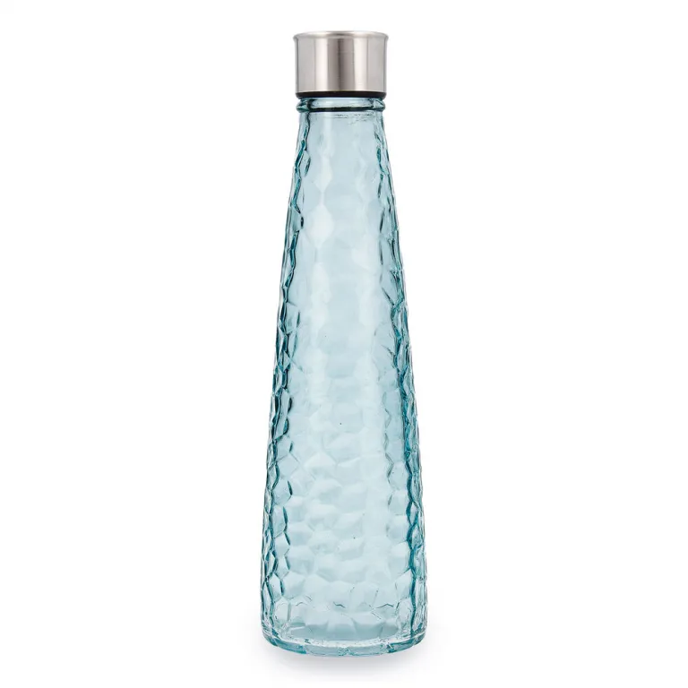 Quid Flasche Viba konisch Blau Glas 0,75 L Karaffe