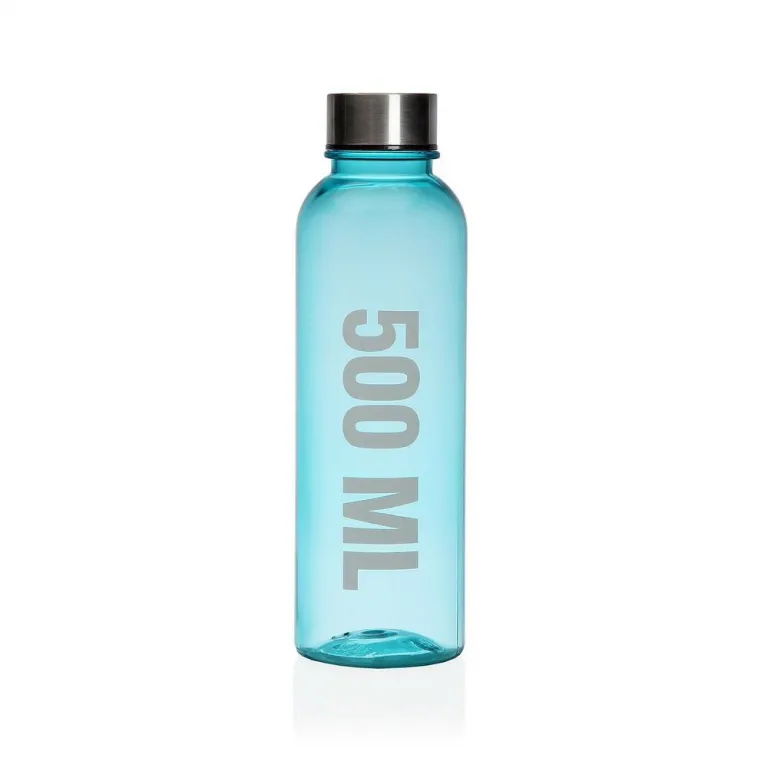 Wasserflasche Blau 500 ml Stahl polystyrol