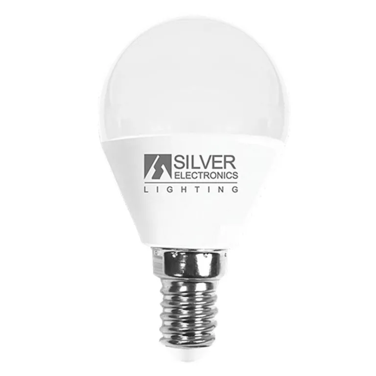 Silver electronics LED-Lampe Silver Electronics ESFERICA 963614 6W 2700k E14