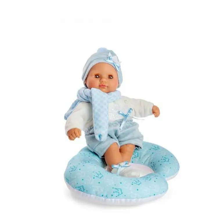 Berjuan Puppe Babypuppe Spielpuppe Baby-Puppe Puppe 467-21 Blau