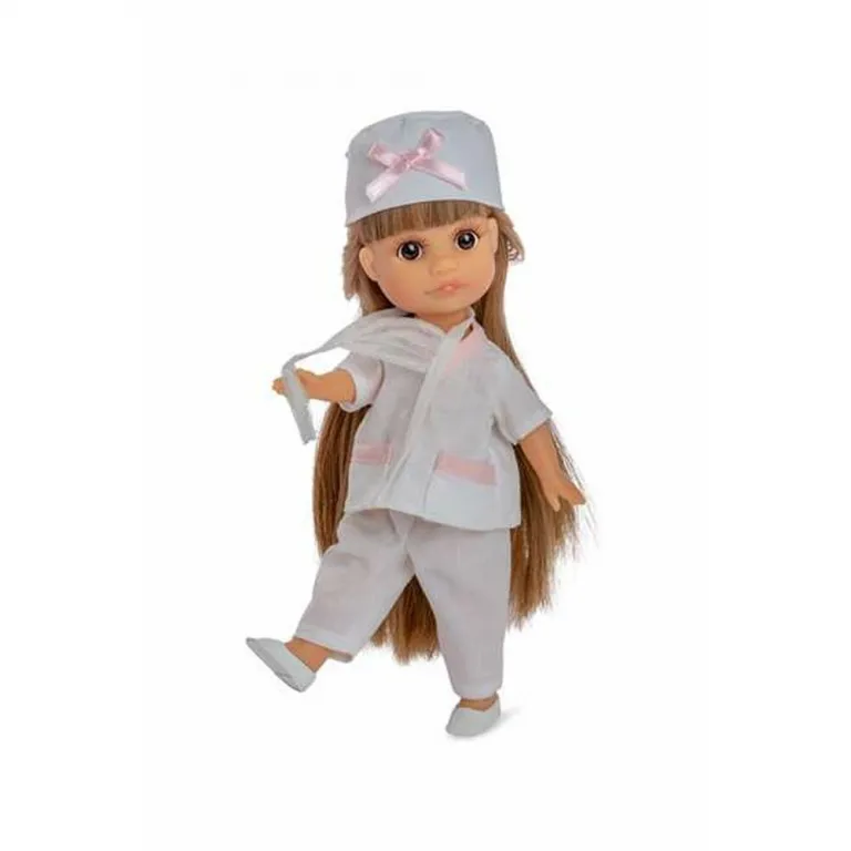 Berjuan Puppe Babypuppe Spielpuppe Baby-Puppe Puppe Krankenschwester Luci Nurse 