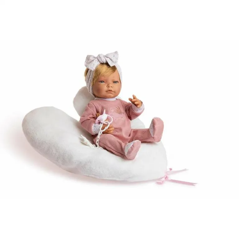 Berjuan Puppe Babypuppe Spielpuppe Baby-Puppe Puppe New Born 8106-22 Rosa