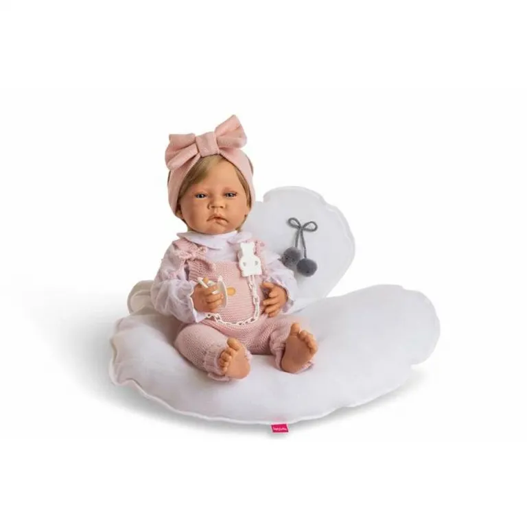 Berjuan Puppe Babypuppe Spielpuppe Baby-Puppe Puppe New Born 8107-22 Rosa