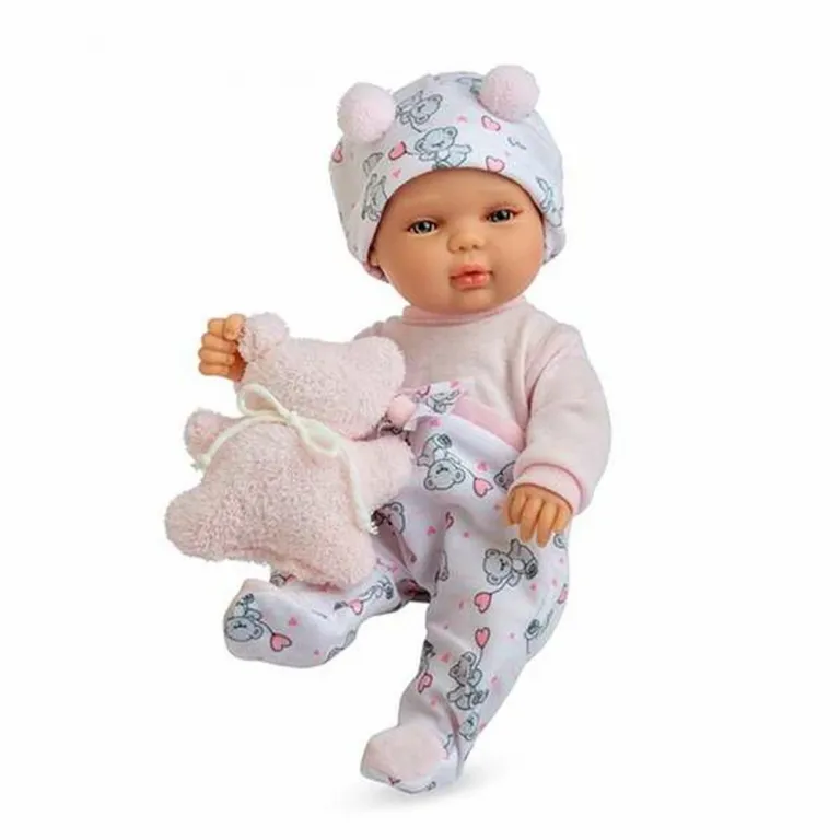 Berjuan Puppe Babypuppe Spielpuppe Baby-Puppe Puppe Baby Smile 497-21