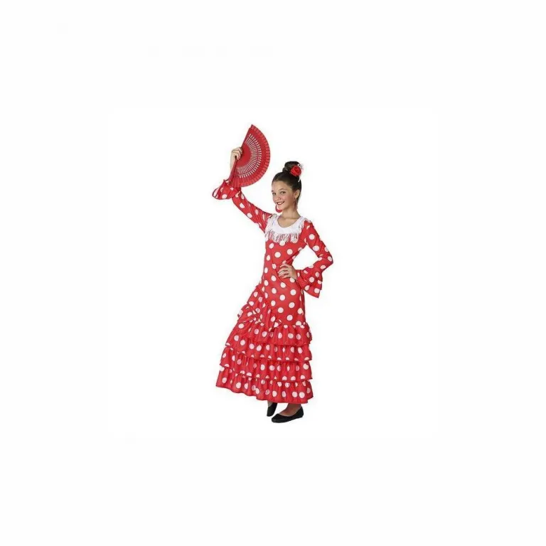 Karnevalskostm Faschingskostm Verkleiden Mdchen Flamenco Sevillana Rot