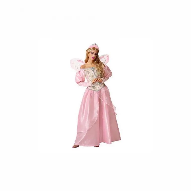 Karnevalskostm Faschingskostm Verkleiden Damen Gute Fee Schutzfee Kleid rosa