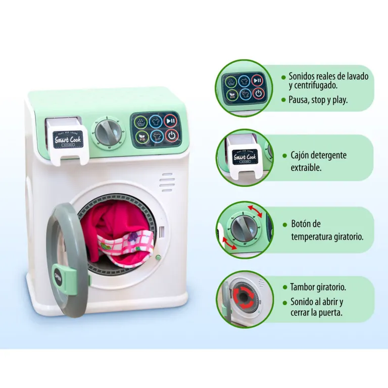 Kinderspielzeug Waschmaschine Smart Cook