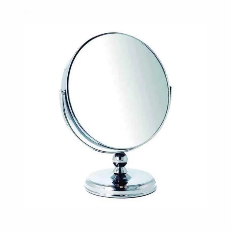 Eurostil Kosmetikspiegel Spiegel Sockel Verchromt  21 cm