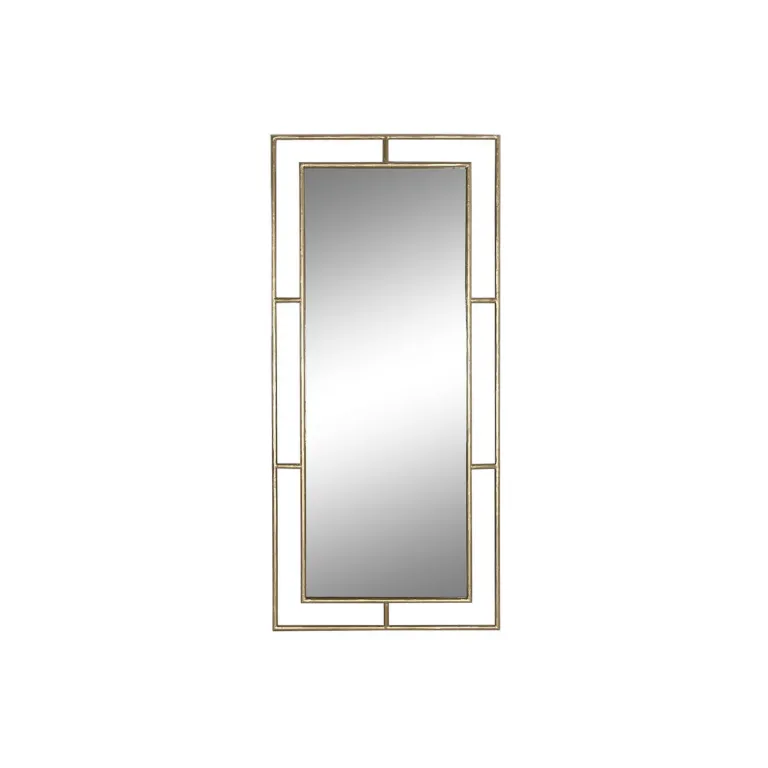 Wandspiegel Home ESPRIT Gold Glas Eisen Moderne 96 x 5 x 208 cm