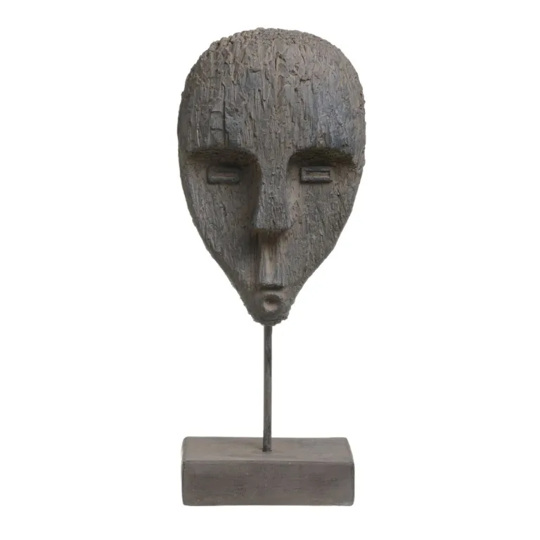 Deko-Figur 19 x 22 x 55 cm Grau