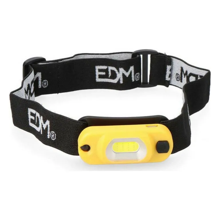 Edm LED-Kopf-Taschenlampe EDM Cob Gelb 1 W 100 Lm