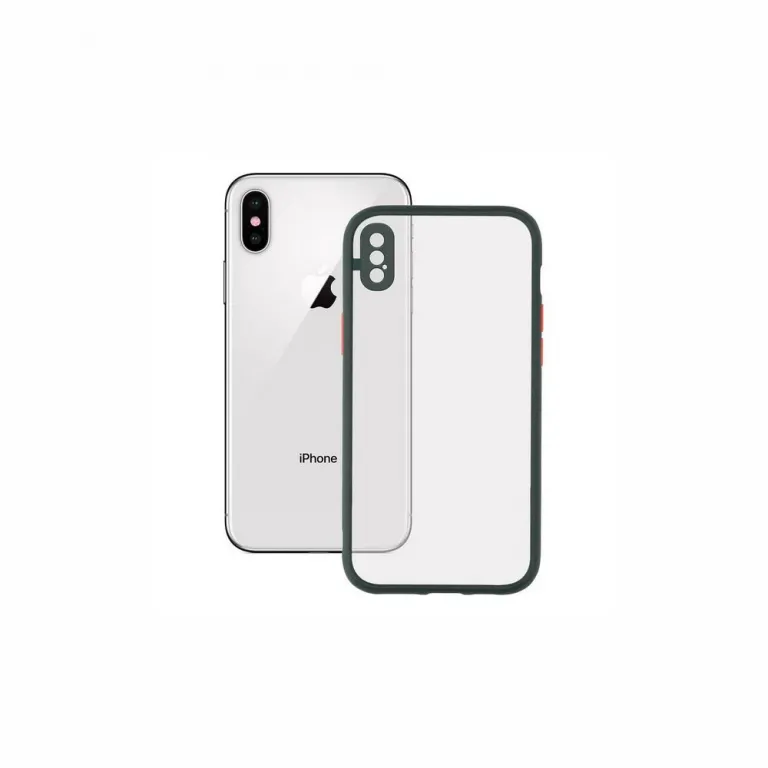 Ksix Handyhlle iPhone X / XS KSIX Duo Soft grn