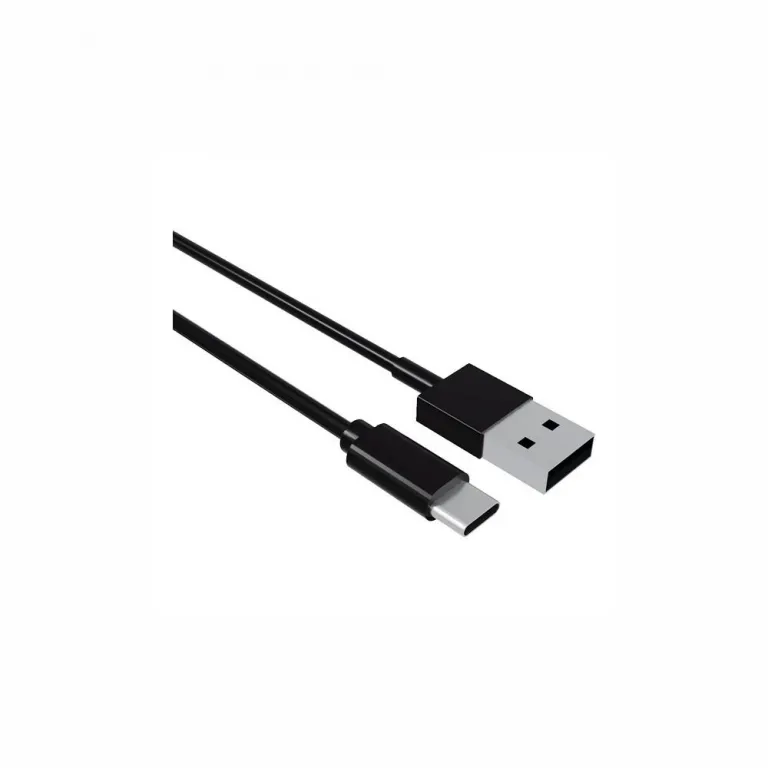 USB A zu USB-C-Kabel Contact (1 m) Schwarz