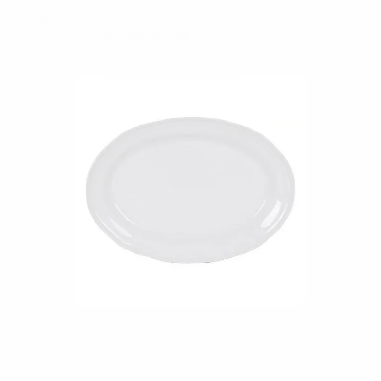 Kochschssel Feuille Oval Porzellan Wei (28 x 20,5 cm)