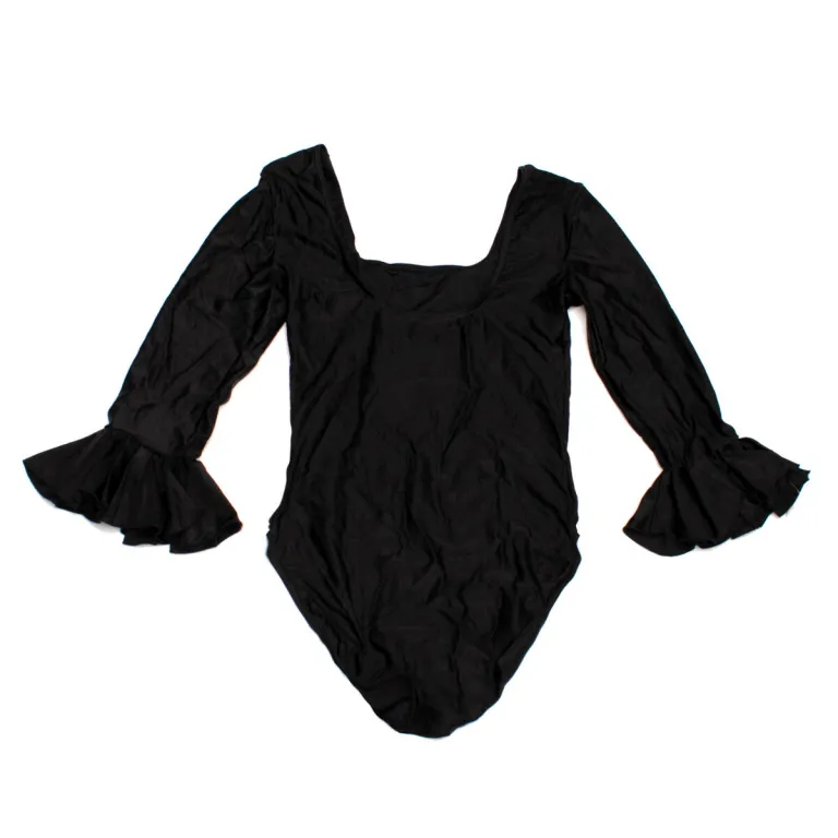 Body Gymnastikanzug Flamenco BD001BL-XL Schwarz XL
