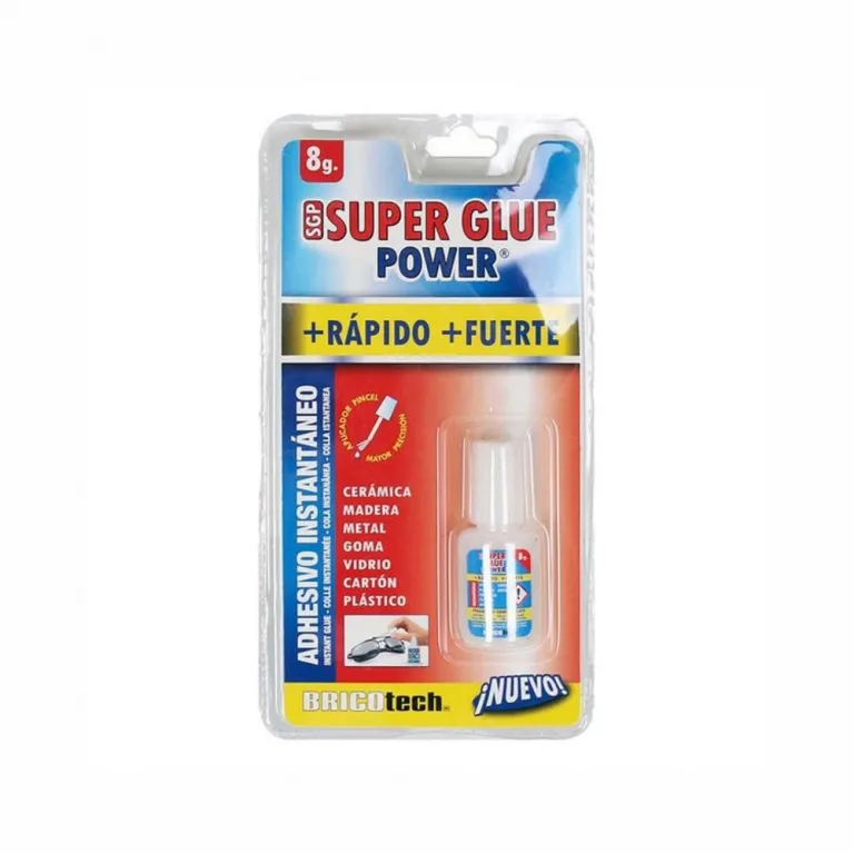 Klebstoff Bricotech Super Glue Power 8 g