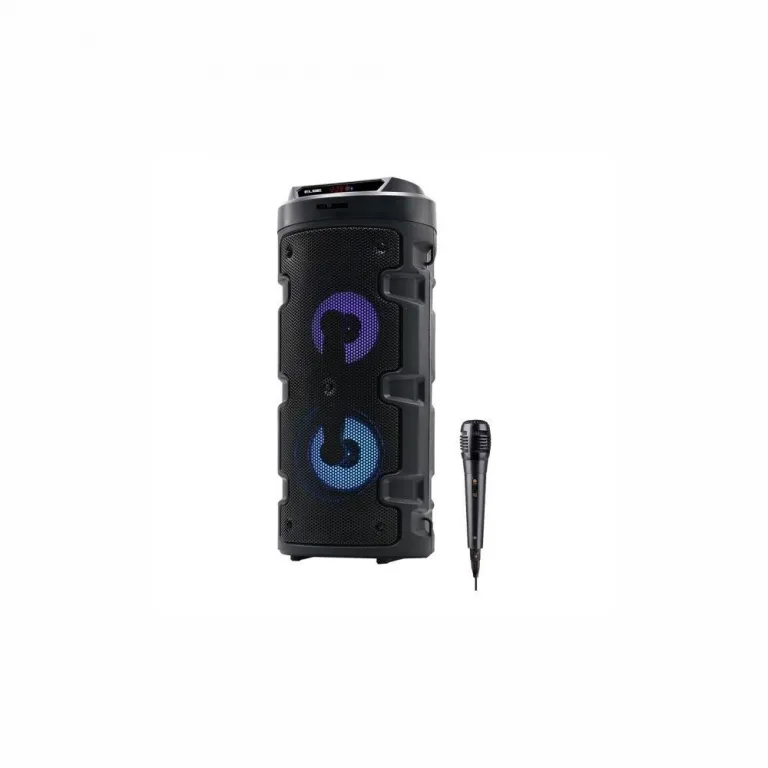 Elbe Bluetooth Lautsprecher mit Karaoke Mikrofon ELBE ALT-88 10W Schwarz