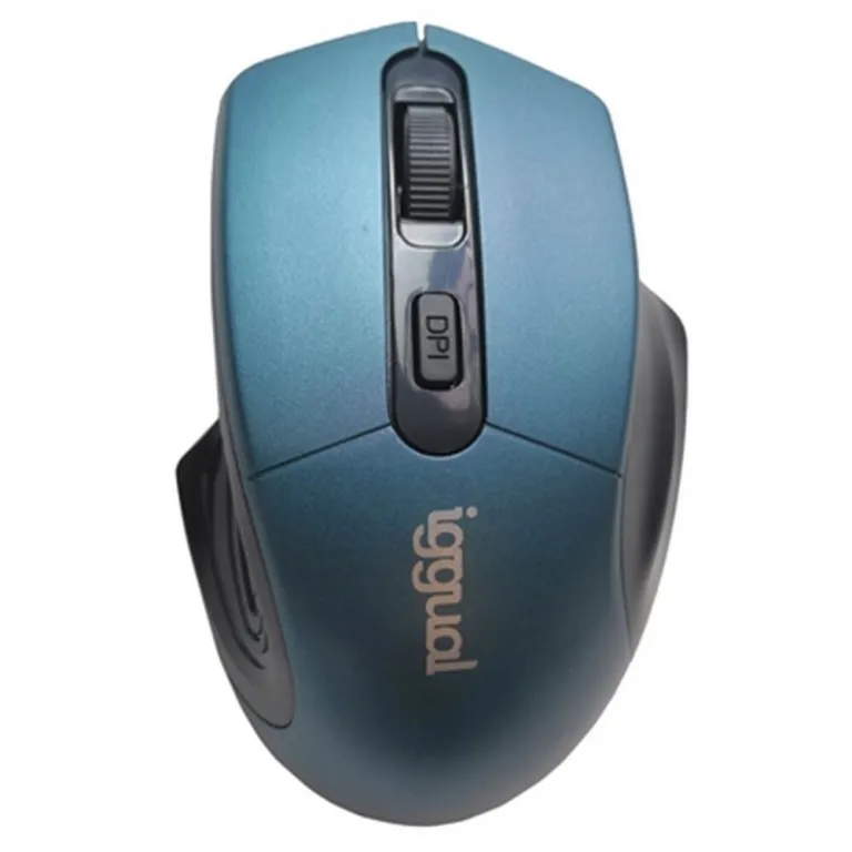 Iggual Mouse iggual ERGONOMIC-L 1600 dpi Blau Computer-Maus