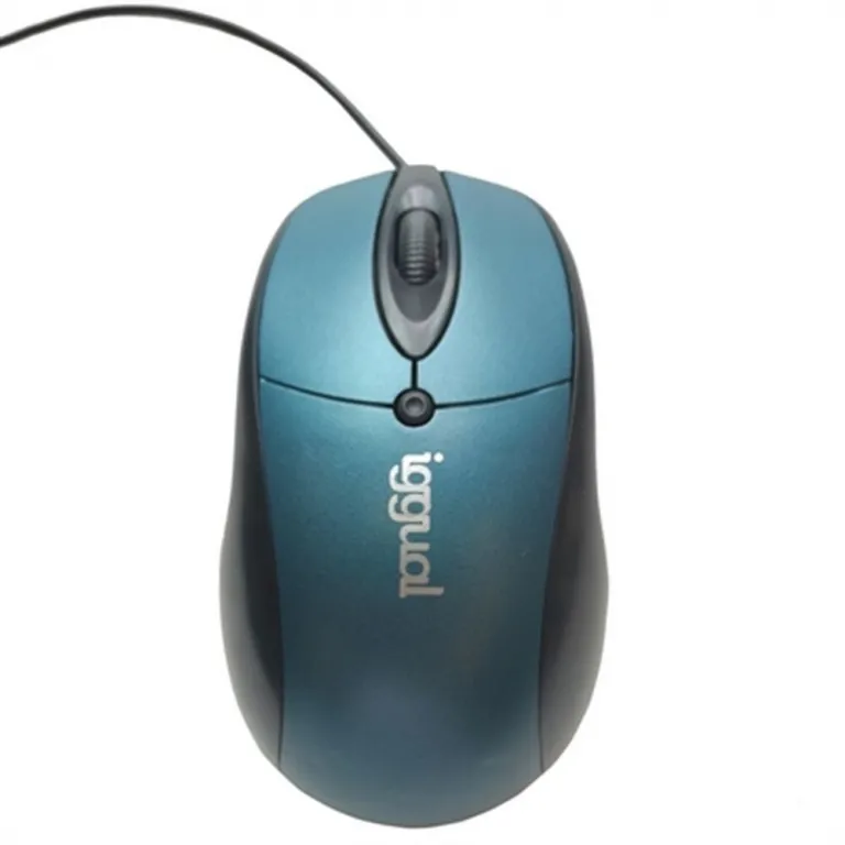 Iggual Mouse iggual COM-ERGONOMIC-XL 800 dpi Blau Computer-Maus