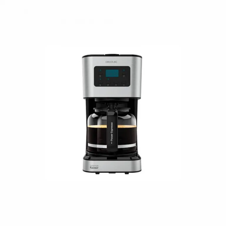 Cecotec Filterkaffeemaschine Route Coffee 66 Smart 950 W 1,5 L Silberfarben Schwarz 12 Tassen