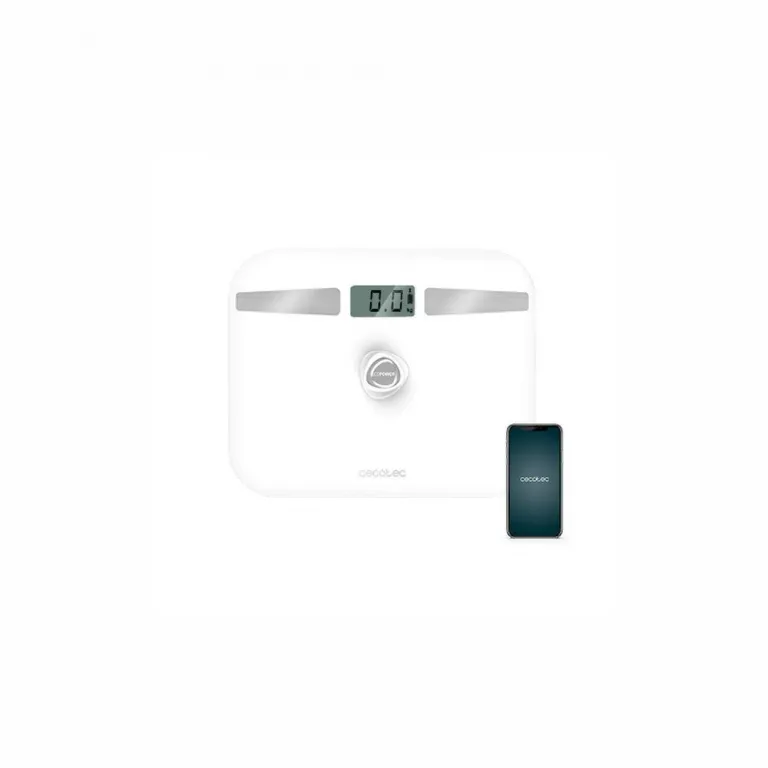 Cecotec Digitale Personenwaage SURFACE PRECISION ECOPOWER 10200 SMART HEALTHY LCD Bluetooth 180 kg Wei LCD