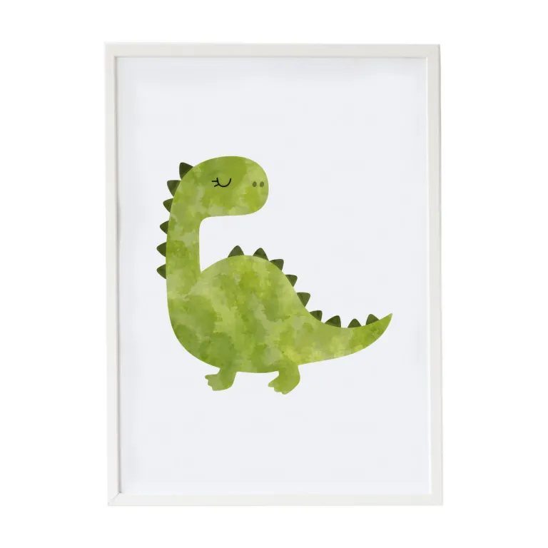 Crochetts Bild 33 x 43 x 2 cm Dinosaurier