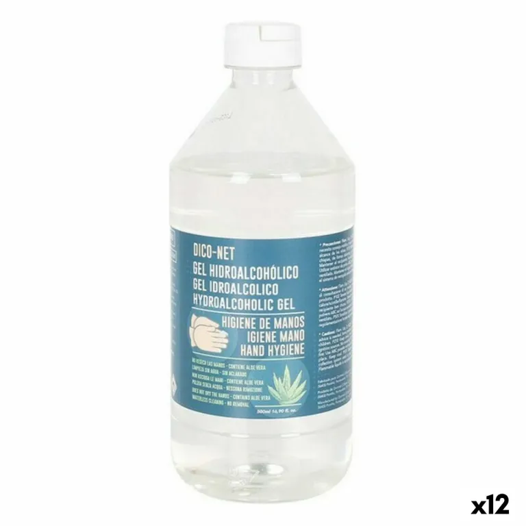 Hydroalkoholisches Gel Dico-net 70% 500 ml 12 Stck