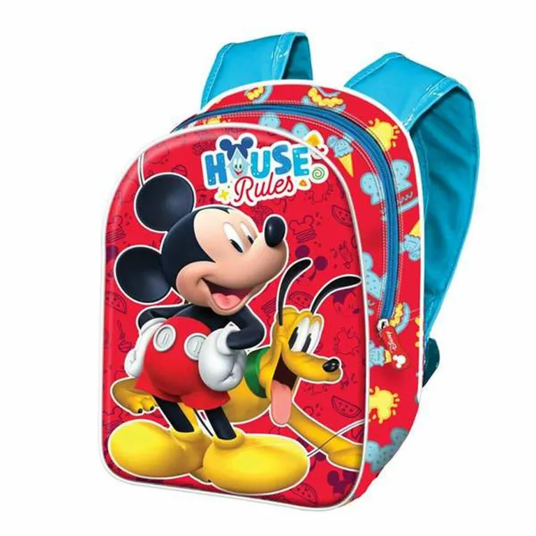 Mickey mouse Kinder-Rucksack 3D Mickey Mouse Rules 25 x 20 x 9 cm