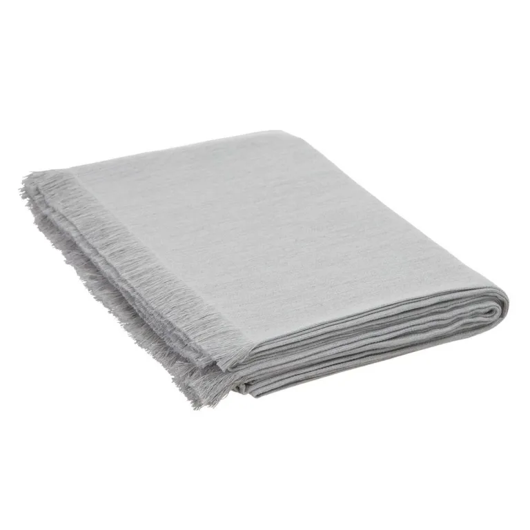 Tischdecke Grau Beige Polyester 100 % Baumwolle 150 x 200 cm