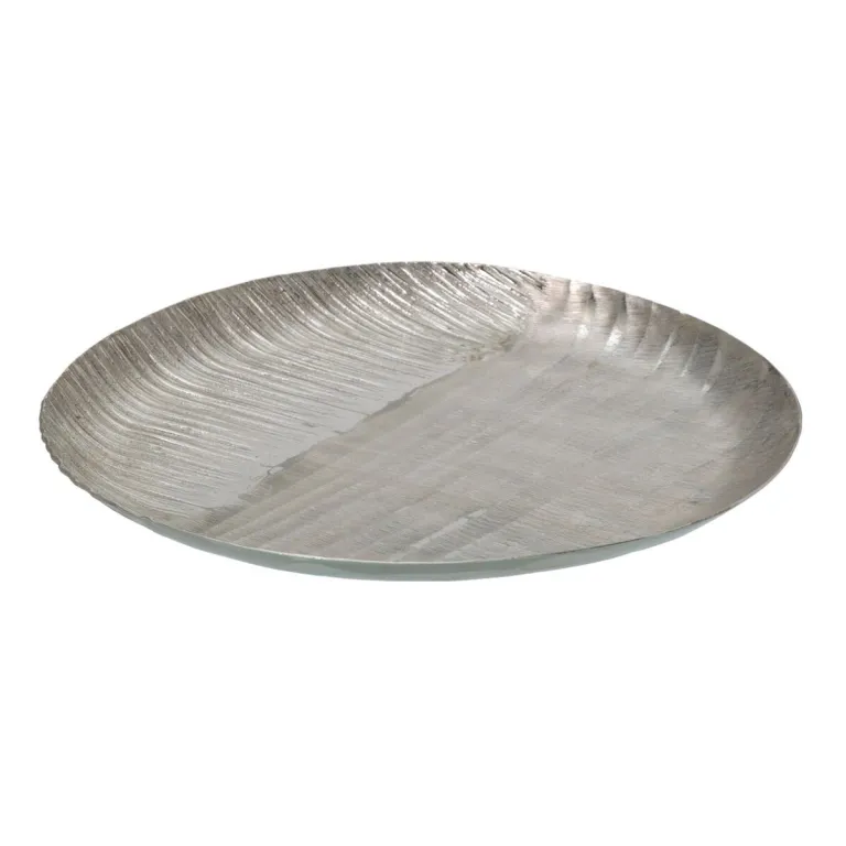 Schale Tischdekoration Silber Aluminium