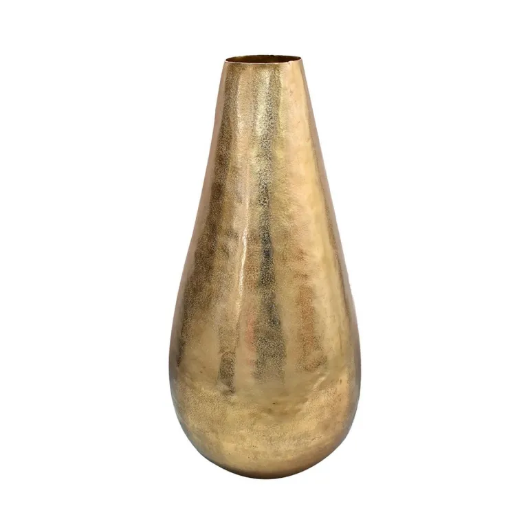Vase 45 x 45 x 95 cm Gold Aluminium