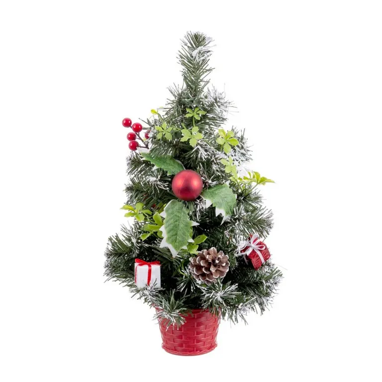 Weihnachtsbaum Rot Bunt Kunststoff Ananas 40 cm