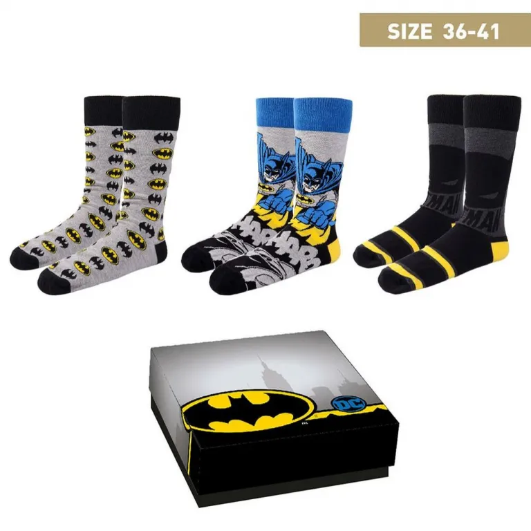Batman Socken 3 Paar Einheitsgre 36-41