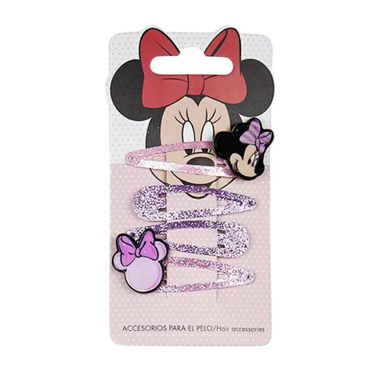 Minnie mouse Haarspangen Minnie Mouse 4 Stcke Bunt