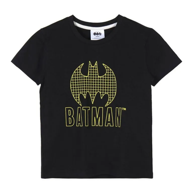 Batman Kurzarm-T-Shirt fr Kinder Schwarz