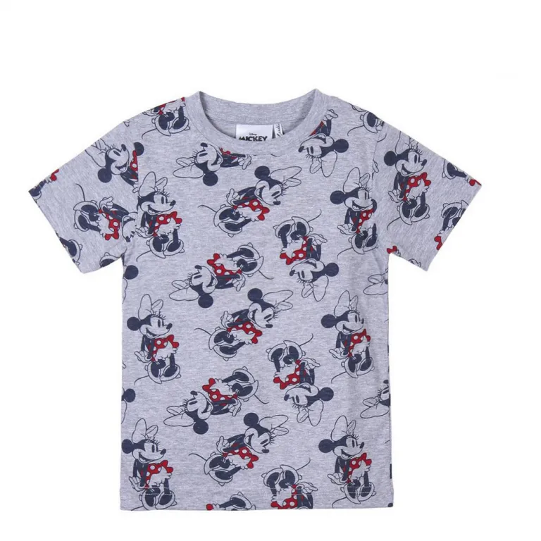 Minnie mouse Kurzarm-T-Shirt fr Kinder Minnie Mouse Grau