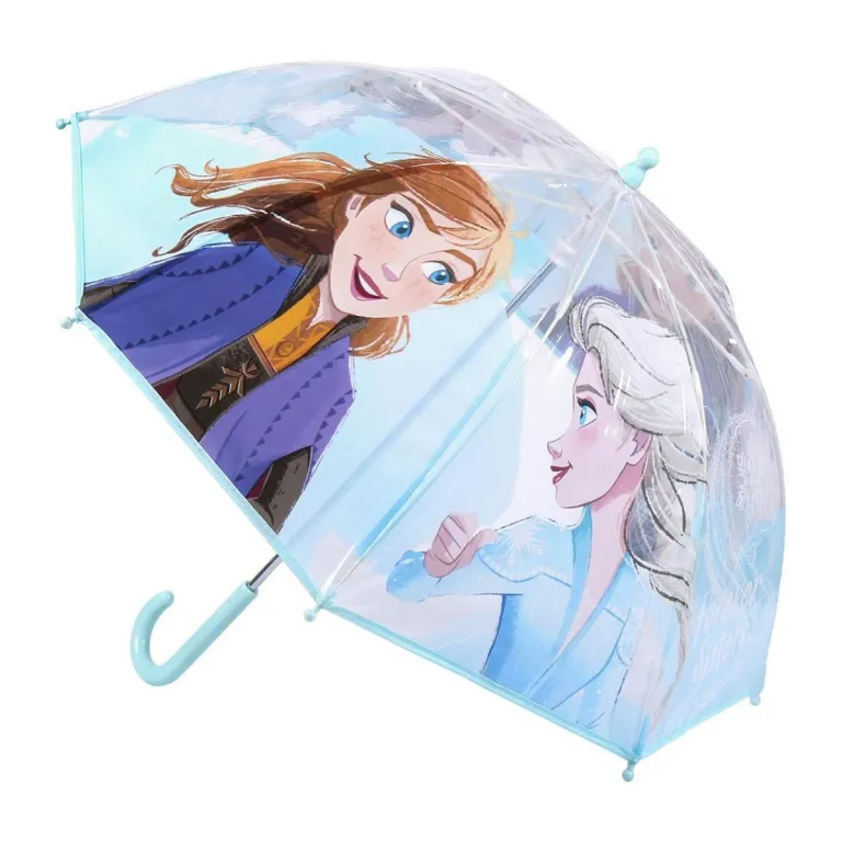 Frozen Eisknigin Regenschirm 45 cm Blau  71 cm