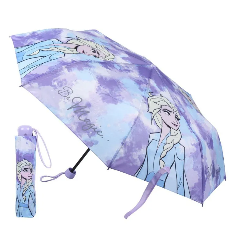 Frozen Faltbarer Regenschirm Lila  92 cm