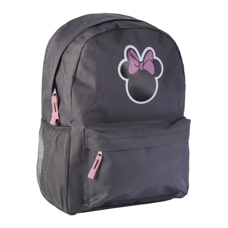 Minnie mouse Kinderrucksack Kindergartentasche Rucksack Kinder Minnie Mouse Grau 30 x 41 x 14
